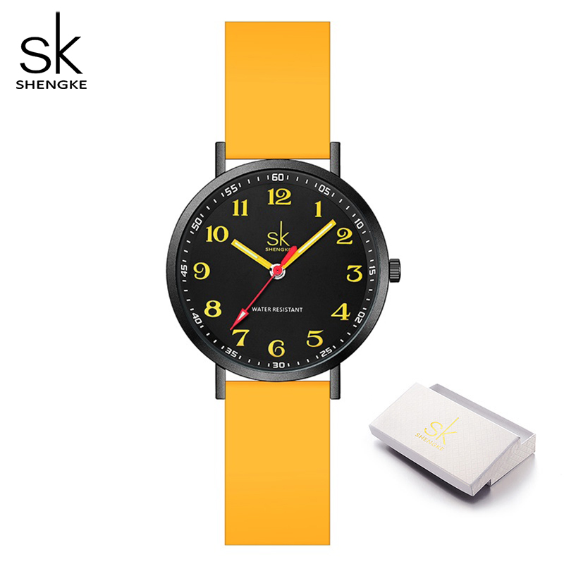 Sport Loop Strap - Shengke-女性用シリコンストラップ腕時計,クォーツ腕時計,オリジナルの女性用時計,新しい時計,ファッショナブル