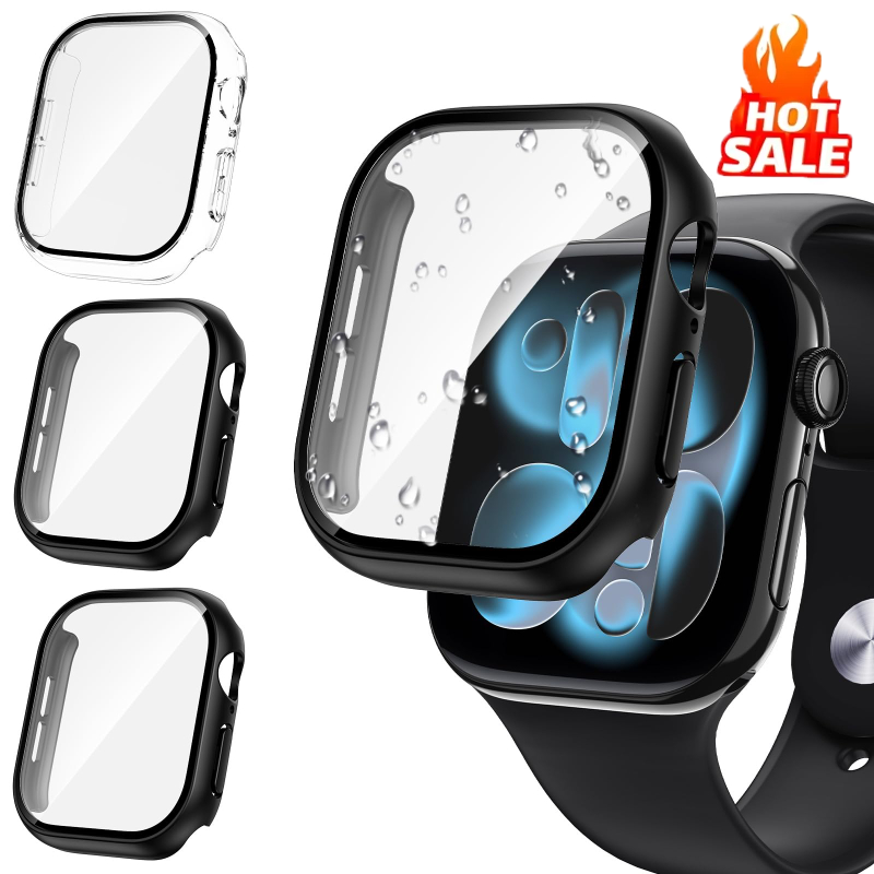 Smartwatch Band Accessories - 3 個のガラス + カバー Apple Watch