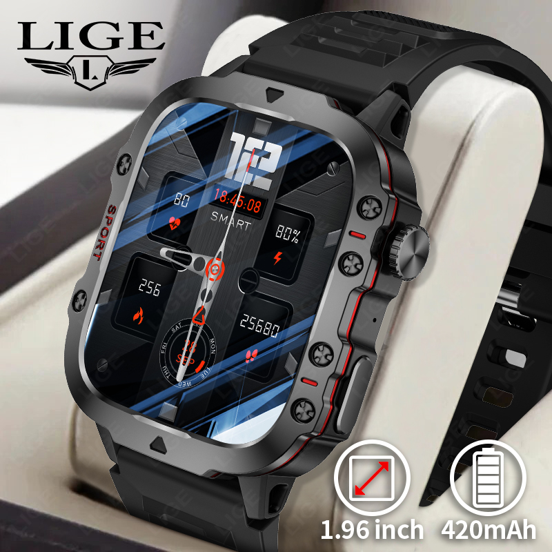 Smartwatch Face - LIGE 屋外スマートウォッチメンズ 2.01 