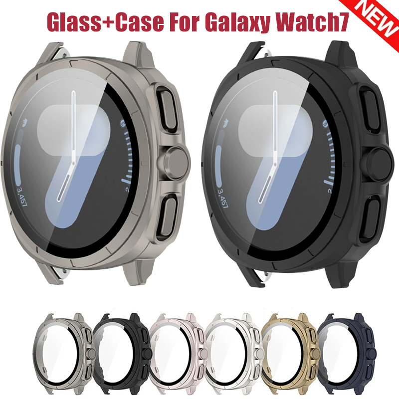 Samsung Smartwatch Accessories - Samsung Galaxy Watch 7 40mm 44mm用ガラス+ケース