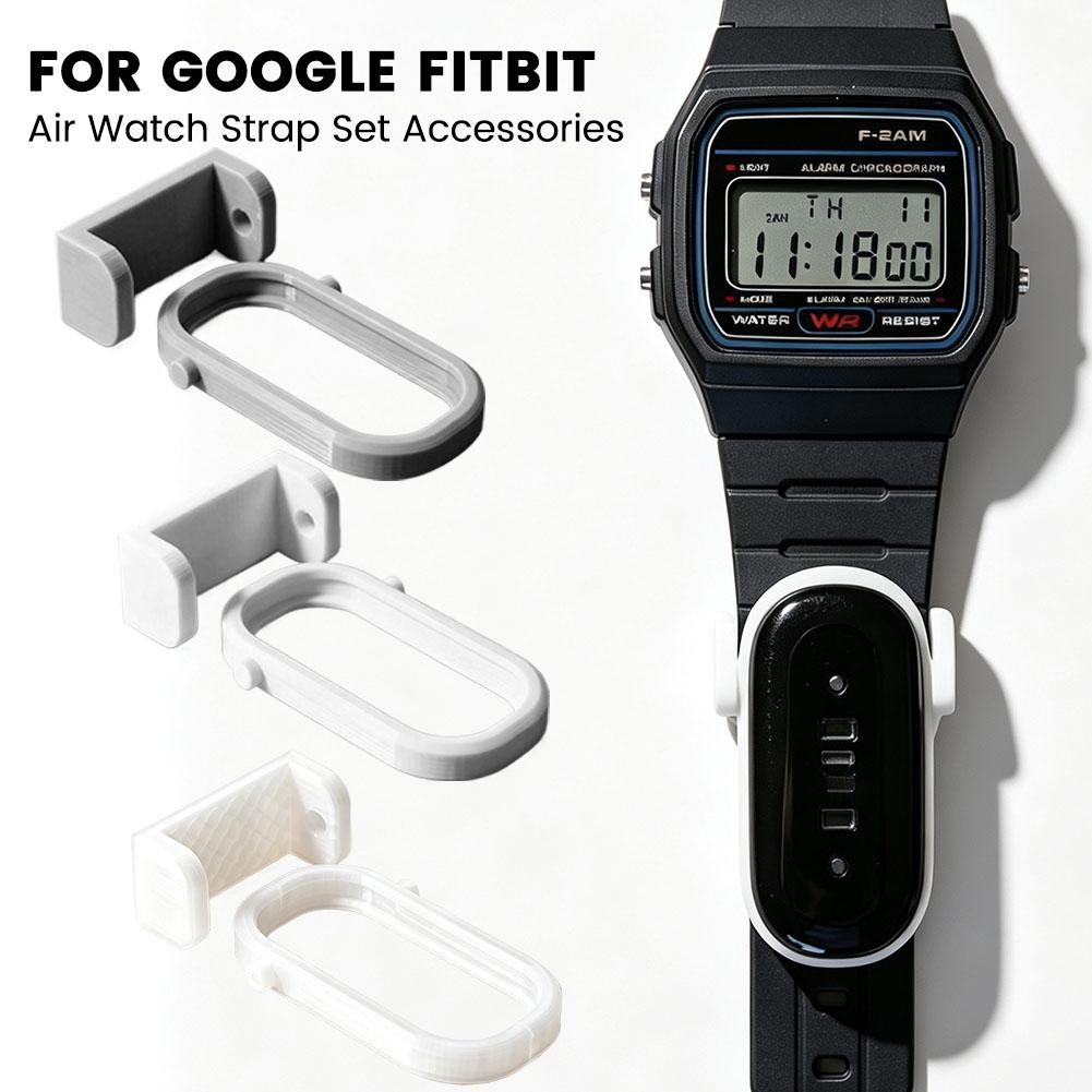 Smartwatch Straps & Accessories - Fitbit Air ウォッチバンドアダプターブラケットキット 3D プリントストラップ変換ホルダーアクセサリー Google