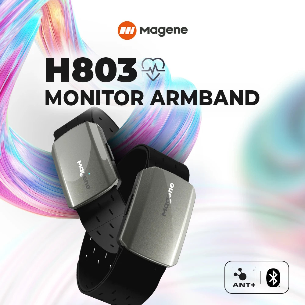 Magene H803 心拍数アームバンドモニター デュアル - Sport Loop Strap のレビューと価格