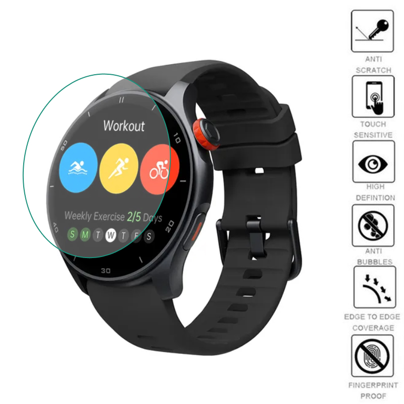 Tpu-コネクテッドウォッチ用のソフト保護フィルム,透明なス - Motorola Smartwatch Accessories のレビューと価格