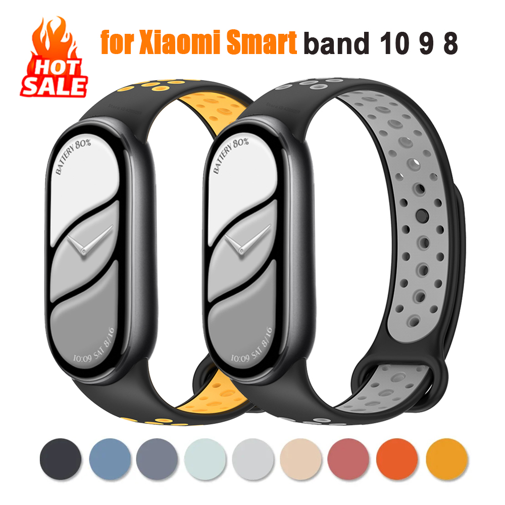 Xiaomi Mi Band 10 9 8用シリコンストラッ - Android Smartwatch Accessories のレビューと価格