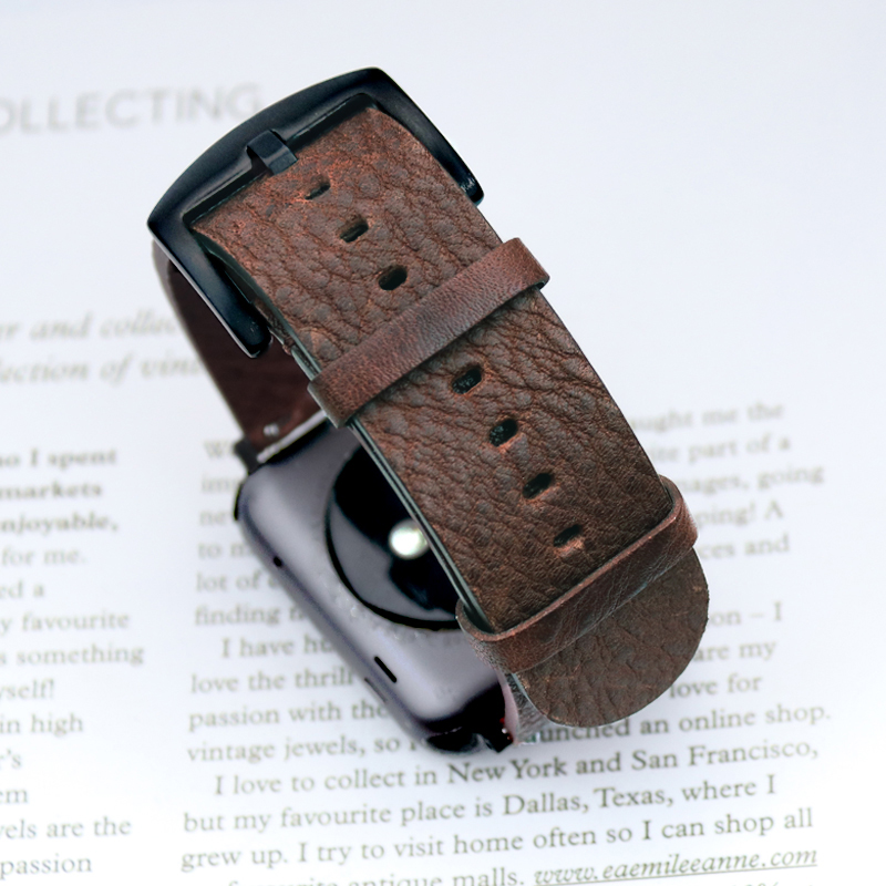 Iwatch 8 7 6 5 4 3 SE用レザーブレスレッ - Smartwatch Accessories Shop のレビューと価格
