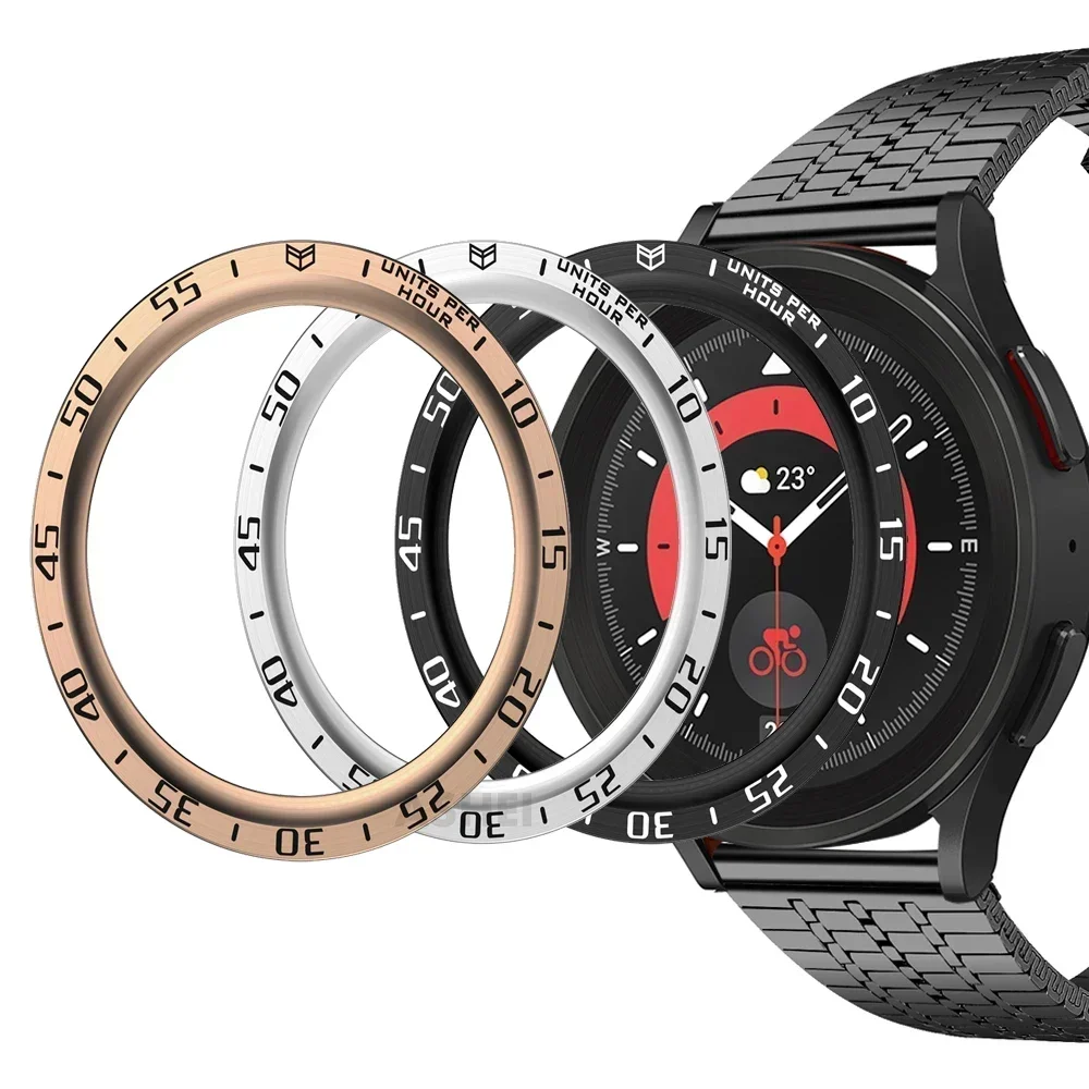 ホットメタルベゼルリングサムスンギャラクシーウォッチ 6 ク - Smartwatch Band Accessories のレビューと価格