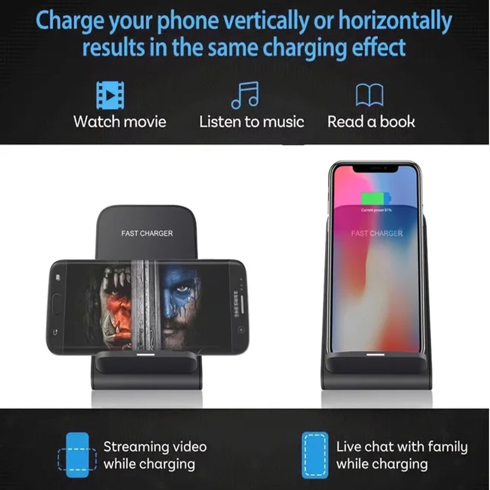 ワイヤレス充電器 急速充電対応 Samsung S24 S2 - Wireless Charger Watch のレビューと価格