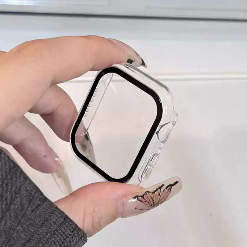 ガラス+ケース Apple Watch 44mm 40mm  - Smartwatch Band Accessories のレビューと価格