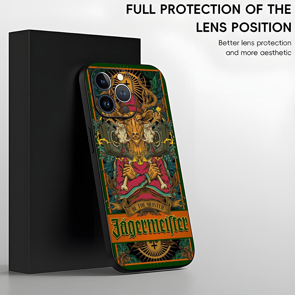 J-Jager-meistersロゴ入りiPhoneケース  - Apple Iphone 15 のレビューと価格
