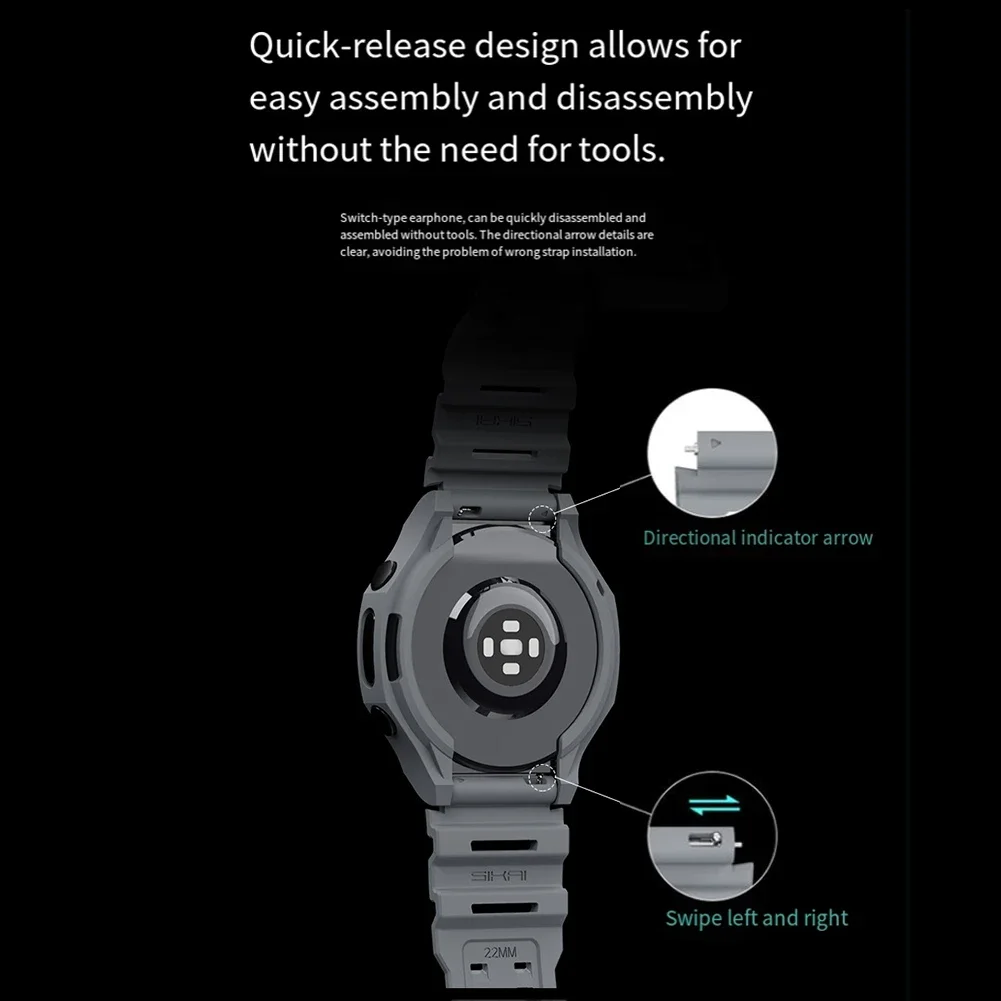 シリコーンストラップサムスンギャラクシー Watch8 シリ - Android Smartwatch Accessories のレビューと価格