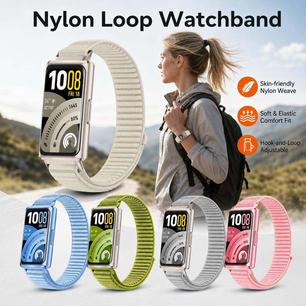 Huawei Band 11/11 Pro用ウォッチストラッ - Sport Loop Strap のレビューと価格