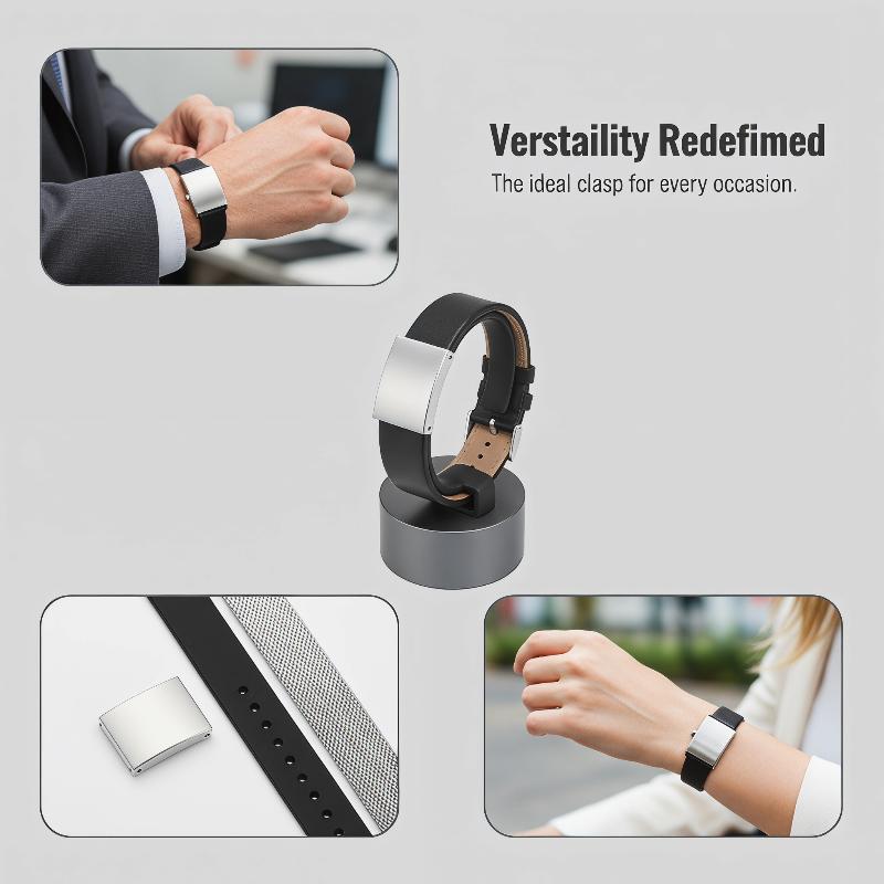 @*ステップデザイン時計バンドクラスプメタルストラップエクス - Smartwatch Straps & Accessories のレビューと価格
