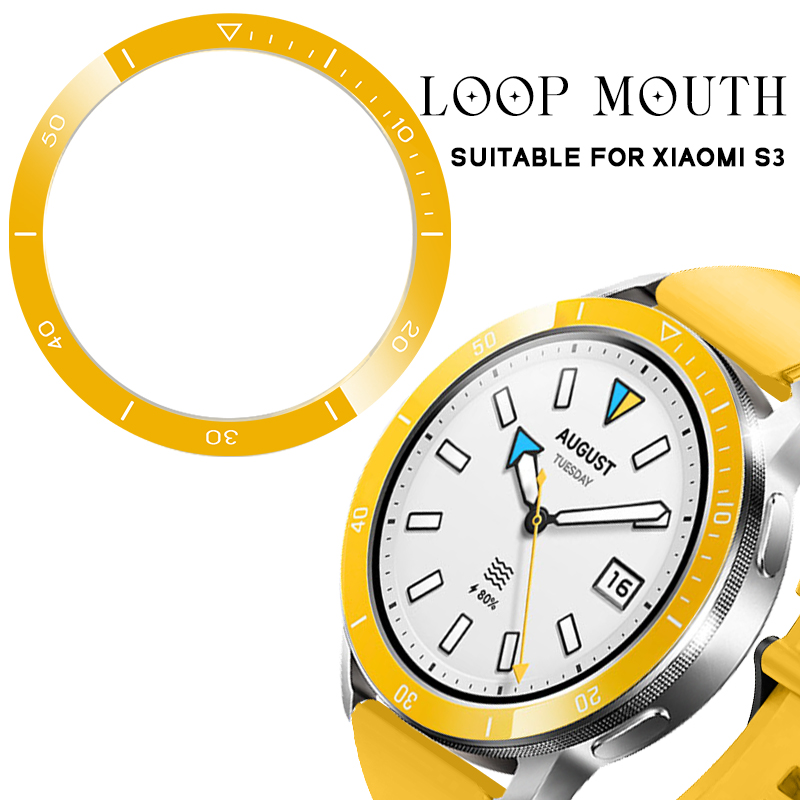 ベゼルリング Xiaomi 時計 S3 S4 金属ステンレス - Xiaomi Smartwatch S4 Accessories のレビューと価格