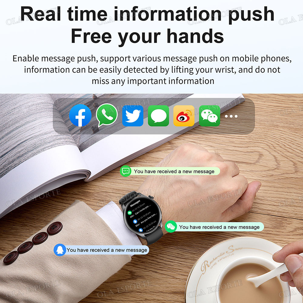 男女兼用新型スマートウォッチ BT通話 メッセージ通知 健康 - Smartwatch Face のレビューと価格
