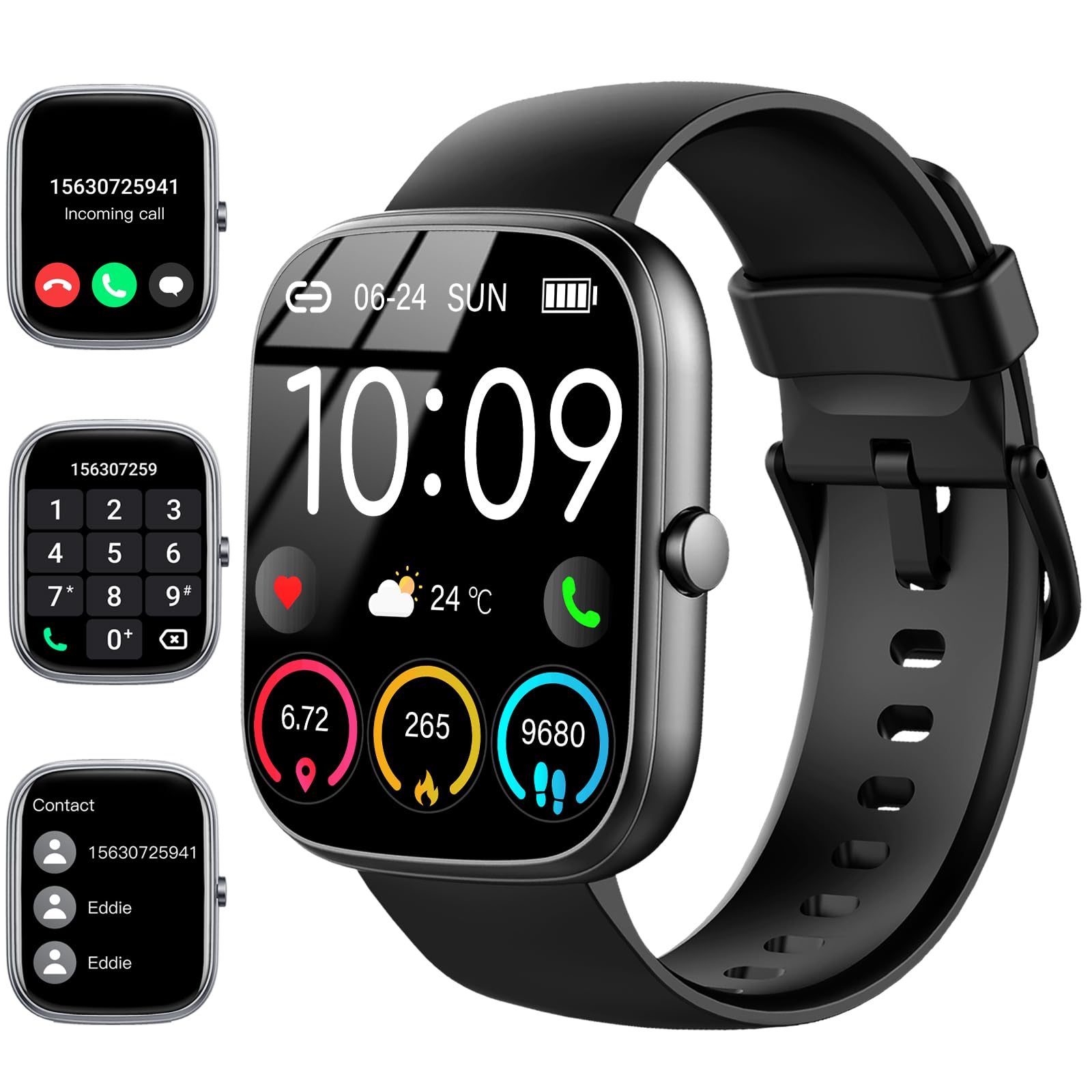 1.91インチのコネクテッドウォッチ,防水IP68,身体活動 - Smartwatch Face のレビューと価格