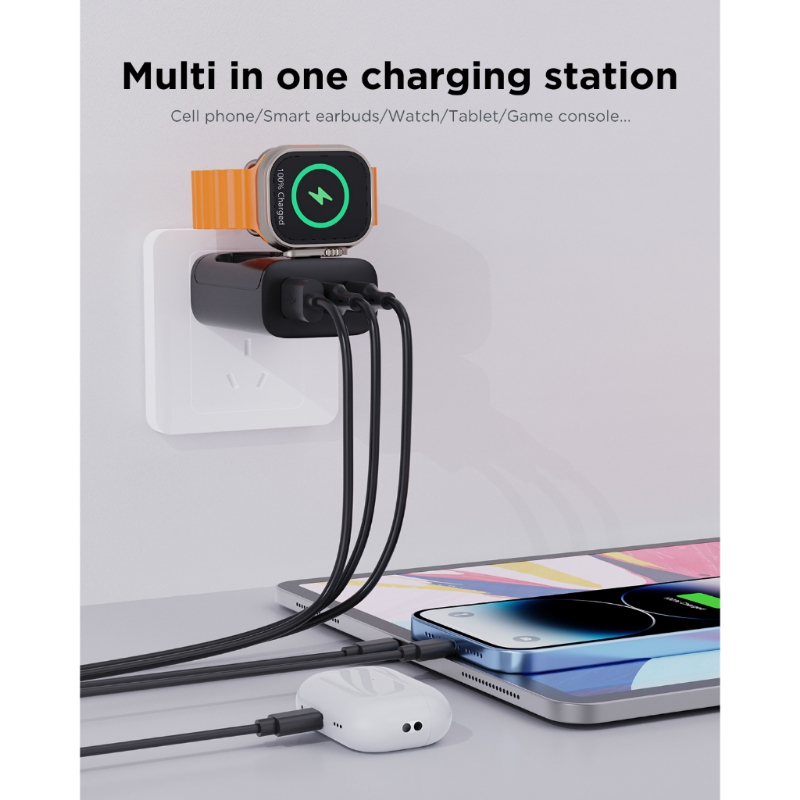 Oatsbasf 4 In 1 QC3.0 高速磁気時計ワイ - Wireless Charger Watch のレビューと価格