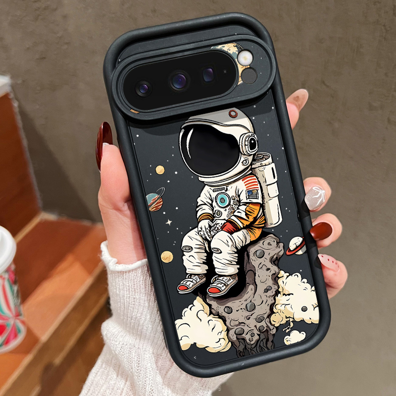 漫画風宇宙飛行士プリントTPUスマホケース Google P - Google Pixel 9 Pro のレビューと価格