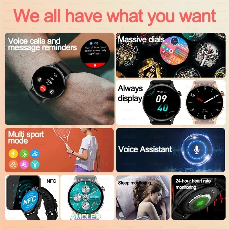 2026年新型スマートウォッチ 女性向け カスタム文字盤 N - Smartwatch Face のレビューと価格